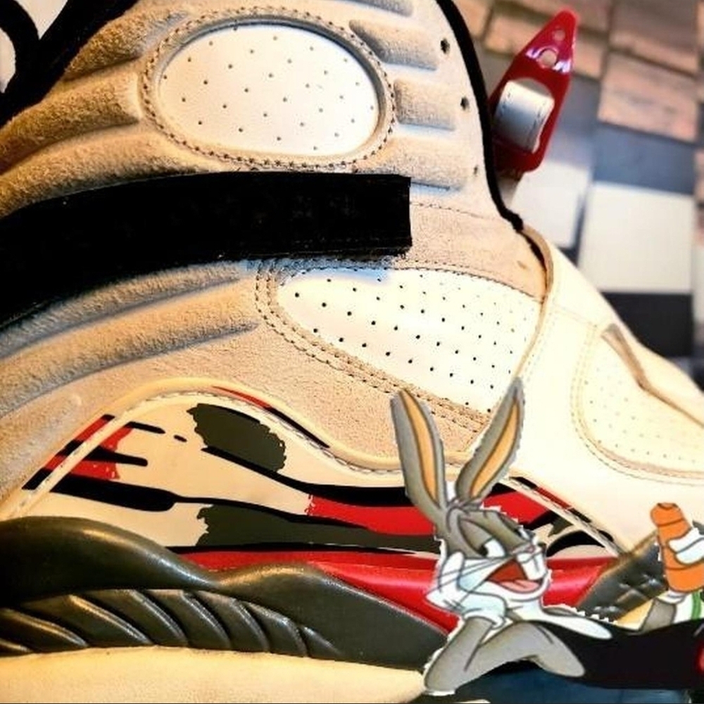 OG #BugsBunny #Jordan8 #SpaceJam 2012 Sz 11. With OG Box /laces